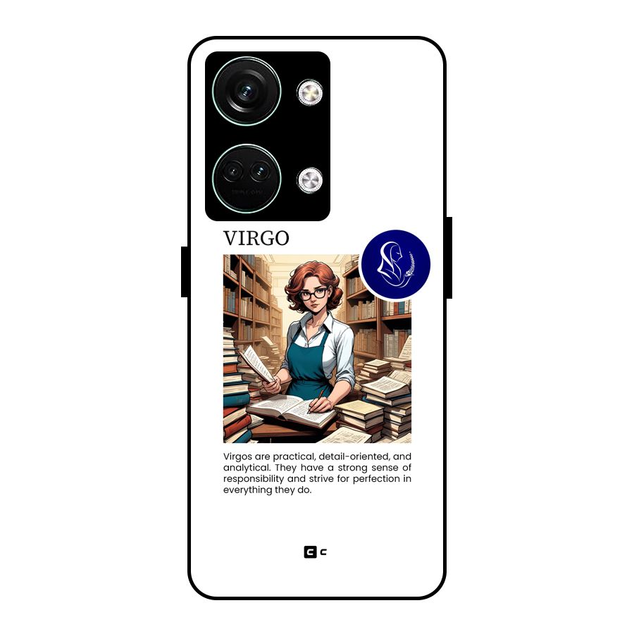 Valuable Virgo Glass Back Case for Oneplus Nord 3