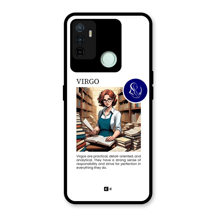 Valuable Virgo Glass Back Case for Oppo A53