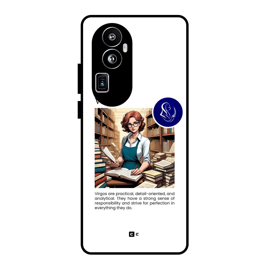 Valuable Virgo Glass Back Case for Oppo Reno10 Pro Plus