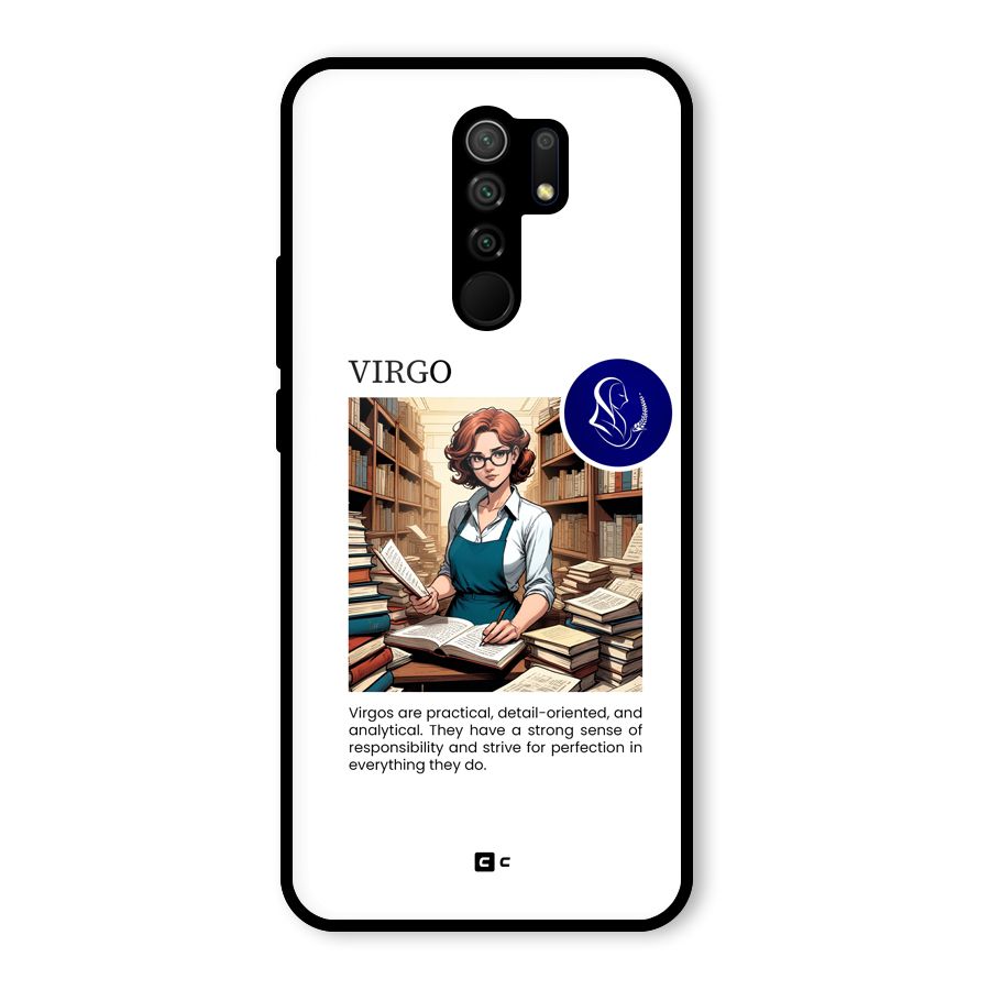 Valuable Virgo Glass Back Case for Poco M2