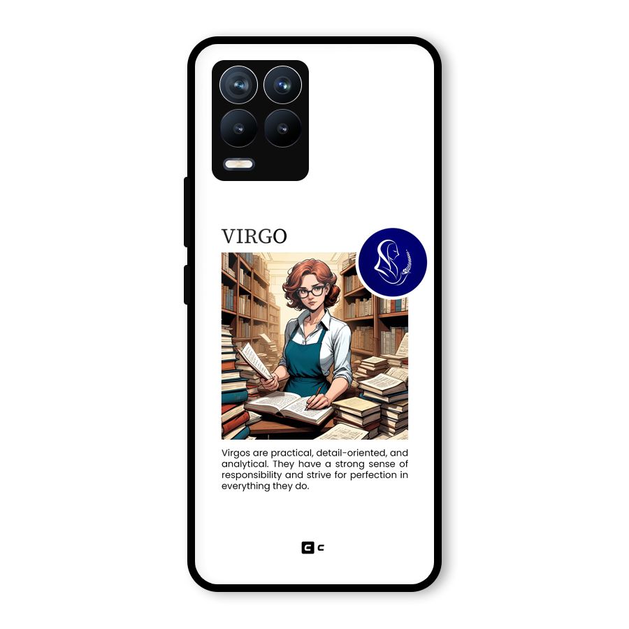 Valuable Virgo Glass Back Case for Realme 8