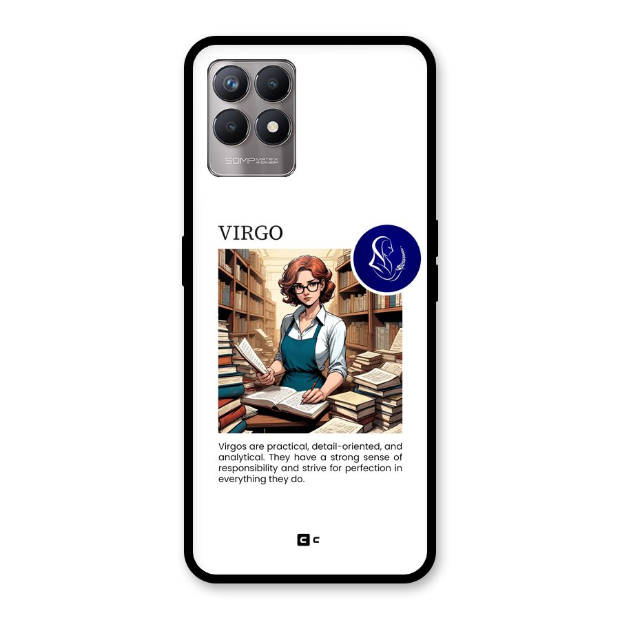 Valuable Virgo Glass Back Case for Realme 8i