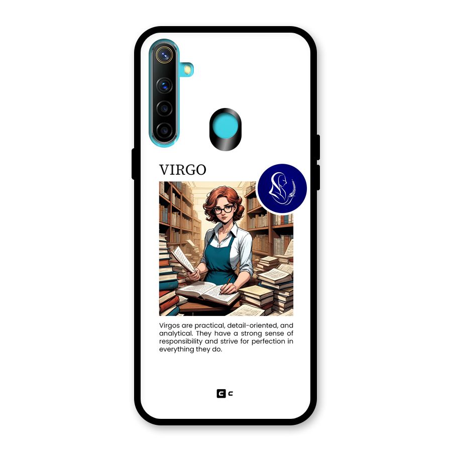 Valuable Virgo Glass Back Case for Realme Narzo 10