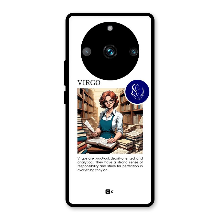 Valuable Virgo Glass Back Case for Realme Narzo 60 Pro