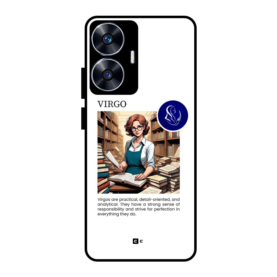 Valuable Virgo Glass Back Case for Realme Narzo N55