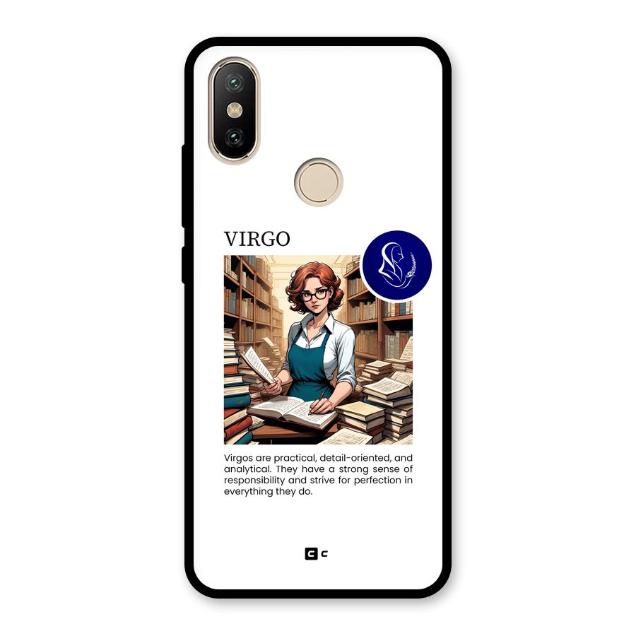 Valuable Virgo Glass Back Case for Redmi A2