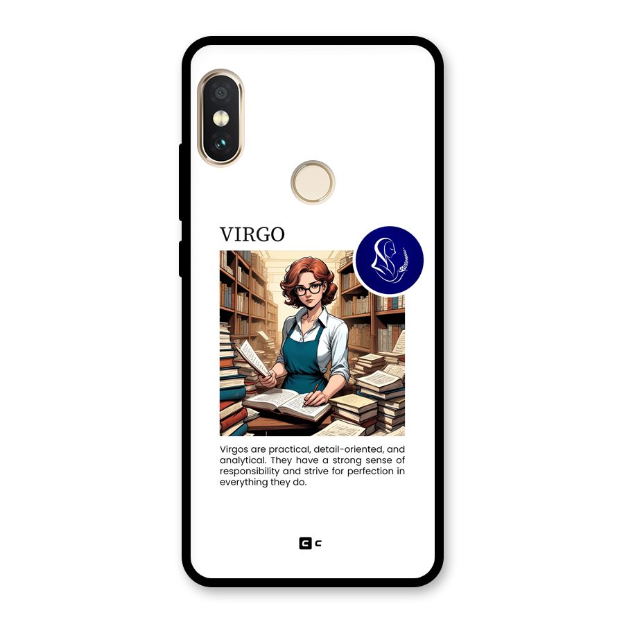 Valuable Virgo Glass Back Case for Redmi Note 5 Pro