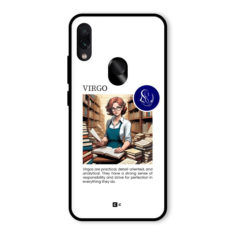 Valuable Virgo Glass Back Case for Redmi Note 7 Pro