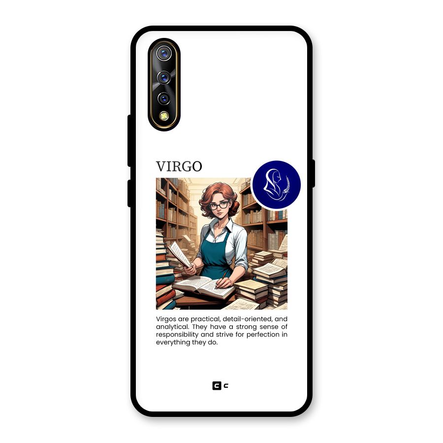 Valuable Virgo Glass Back Case for Vivo S1