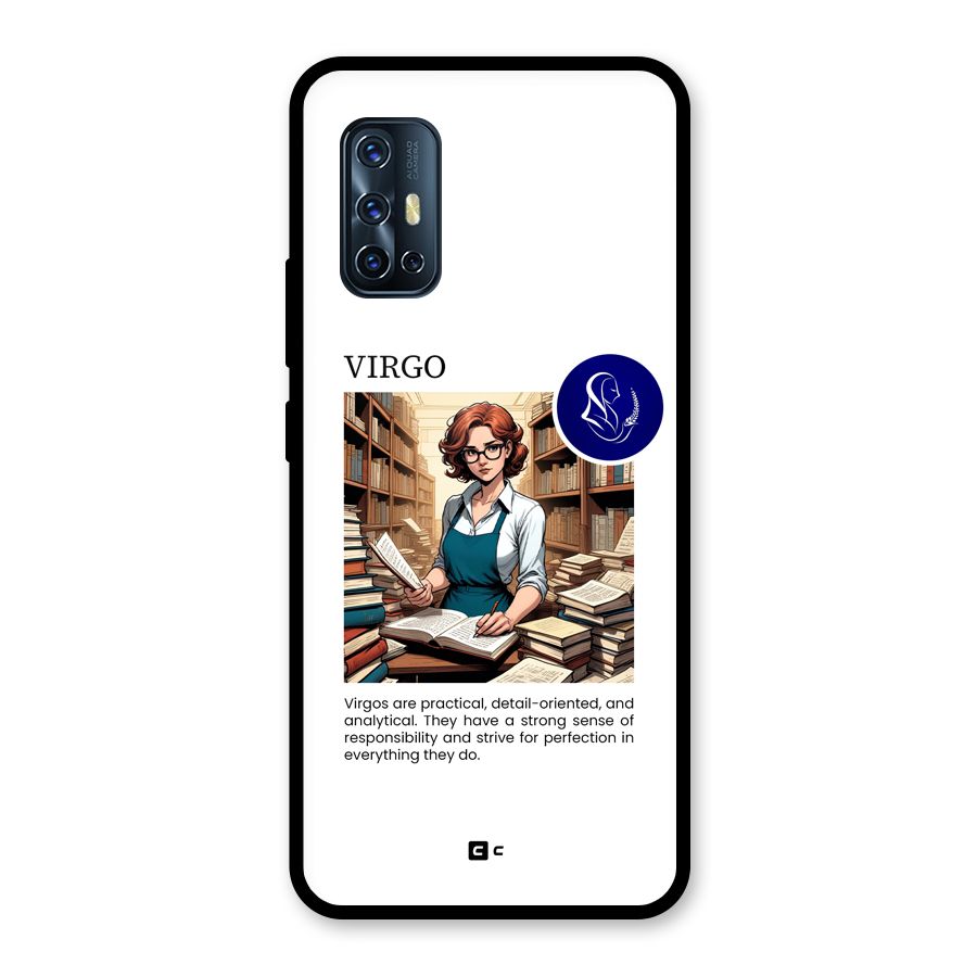 Valuable Virgo Glass Back Case for Vivo V17