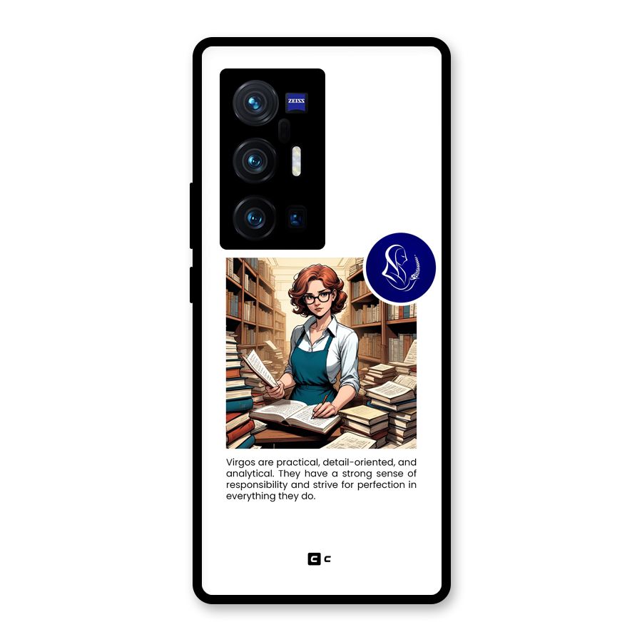 Valuable Virgo Glass Back Case for Vivo X70 Pro Plus