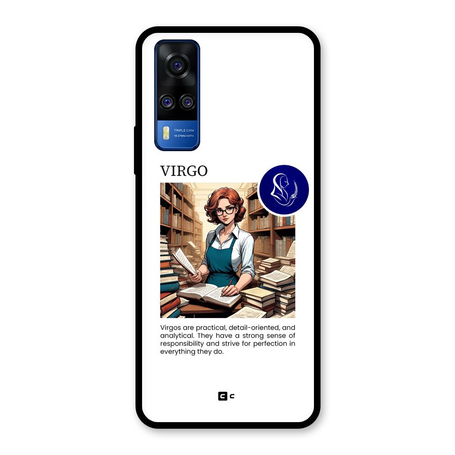 Valuable Virgo Glass Back Case for Vivo Y31