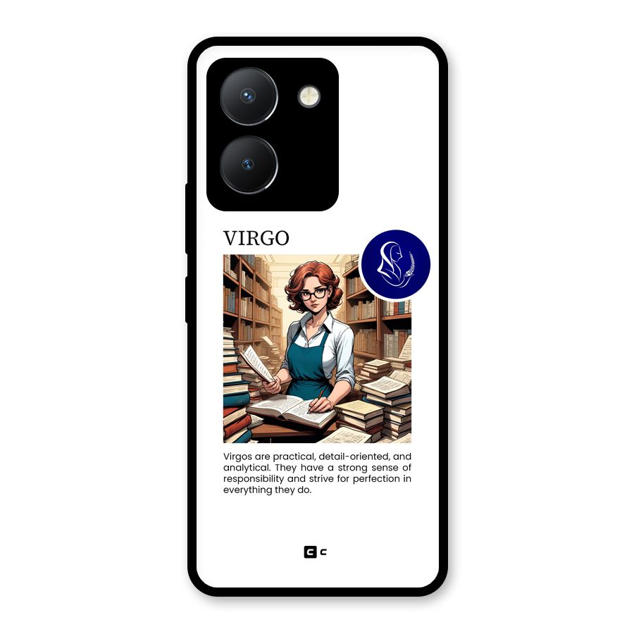 Valuable Virgo Glass Back Case for Vivo Y36
