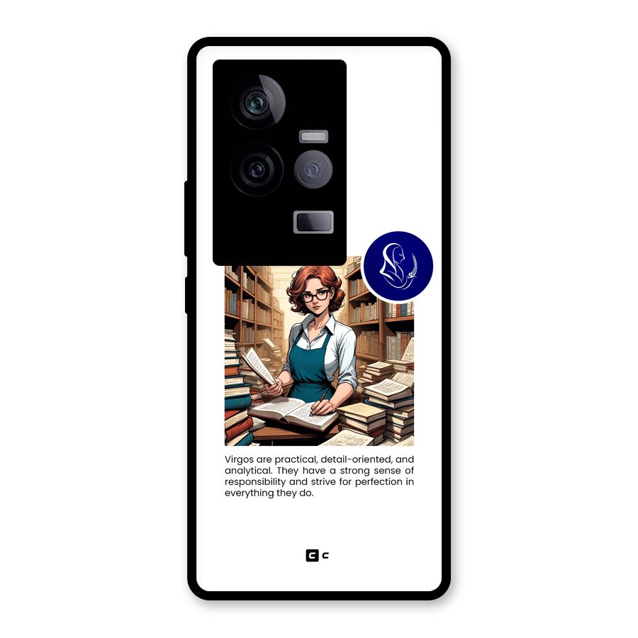 Valuable Virgo Glass Back Case for Vivo iQOO 11 5G