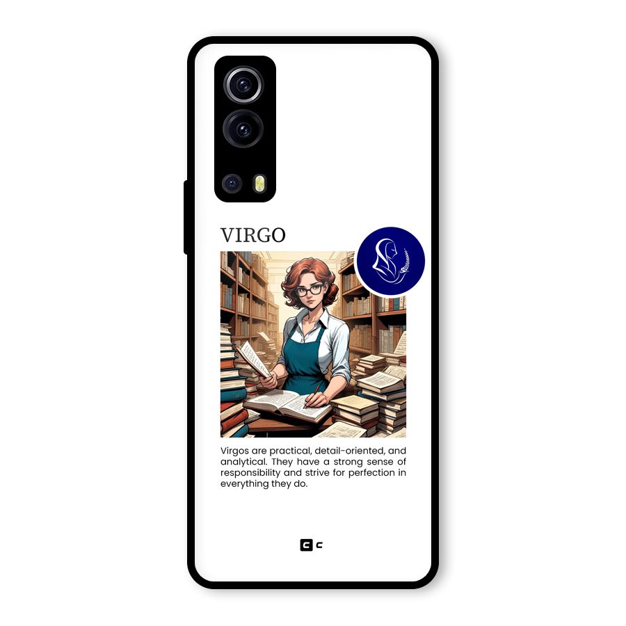 Valuable Virgo Glass Back Case for Vivo iQOO Z3