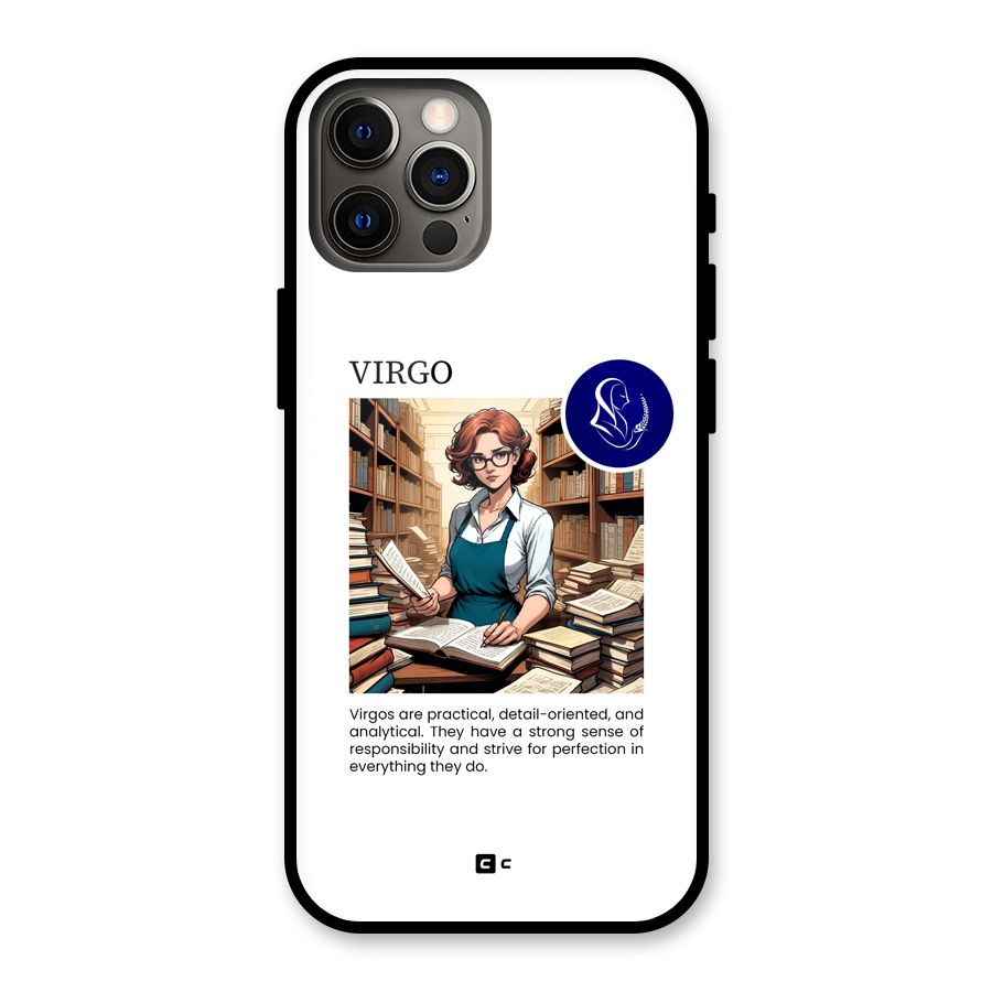 Valuable Virgo Glass Back Case for iPhone 12 Pro