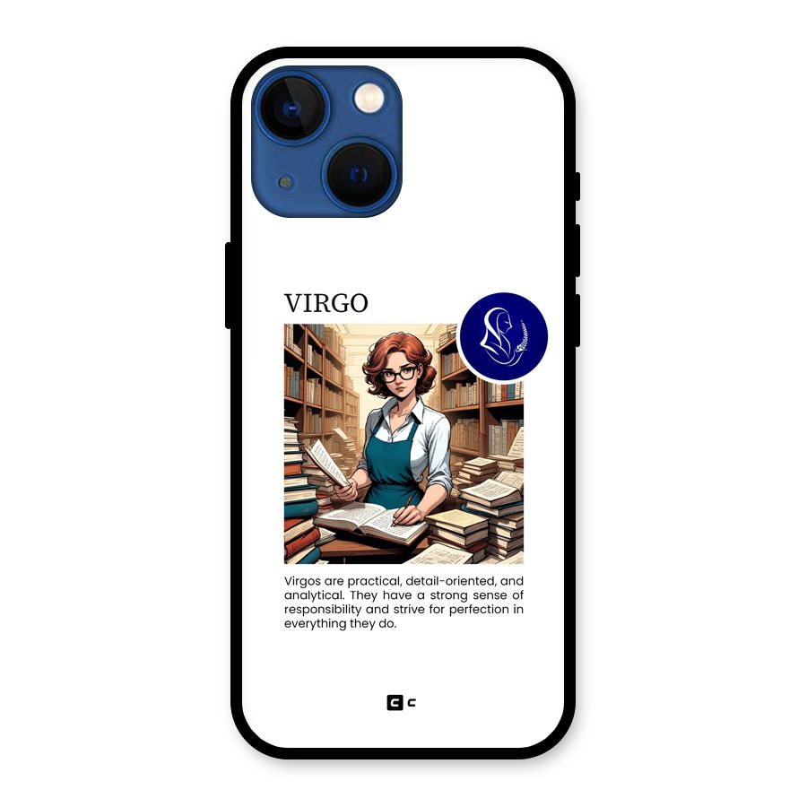 Valuable Virgo Glass Back Case for iPhone 13 Mini