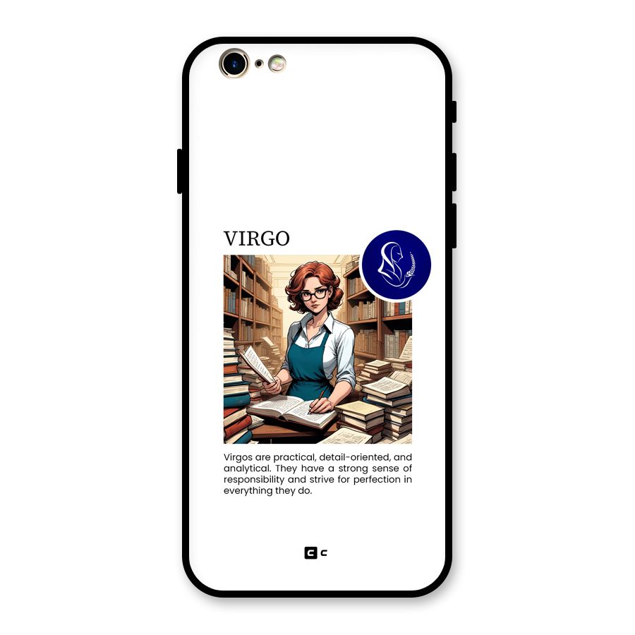 Valuable Virgo Glass Back Case for iPhone 6 6S