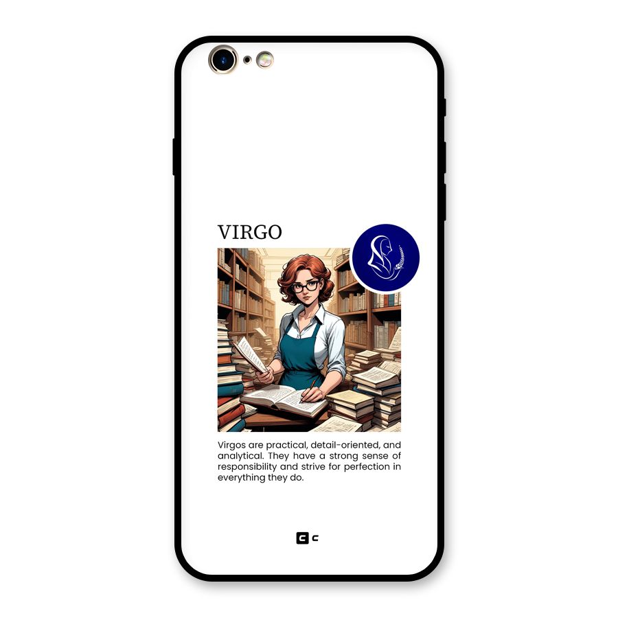 Valuable Virgo Glass Back Case for iPhone 6 Plus 6S Plus