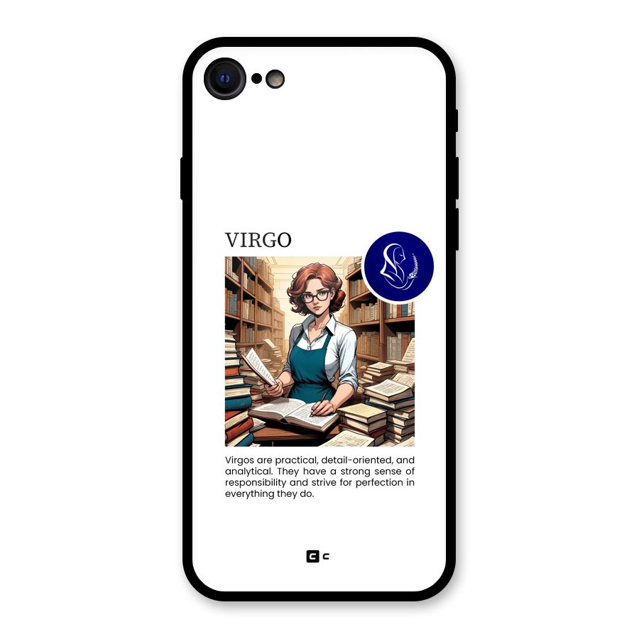 Valuable Virgo Glass Back Case for iPhone 7