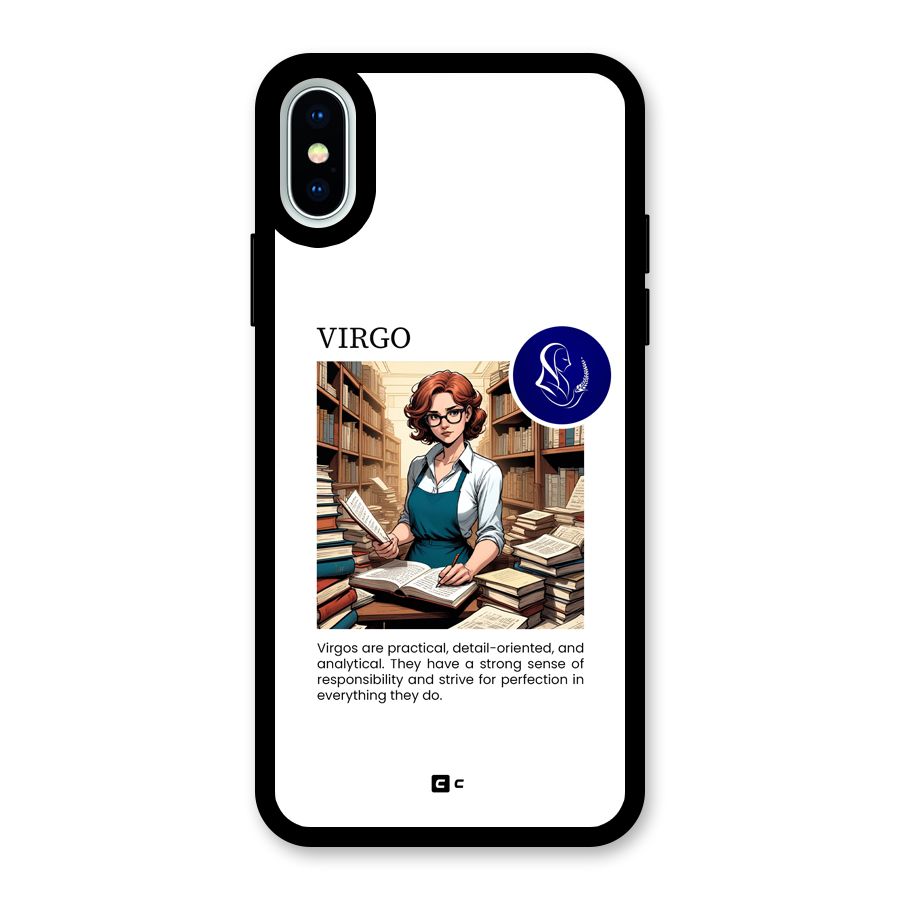 Valuable Virgo Glass Back Case for iPhone XS
