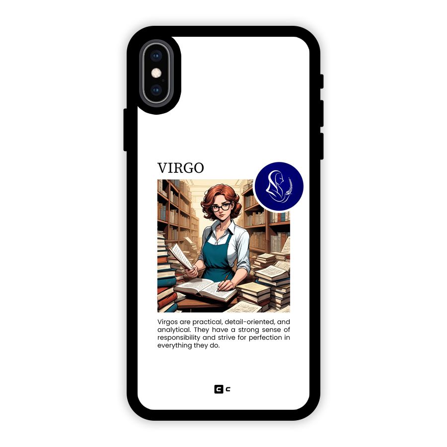 Valuable Virgo Glass Back Case for iPhone XS Max