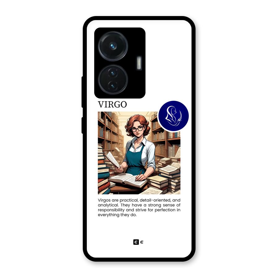 Valuable Virgo Glass Back Case for iQOO Z6 44W