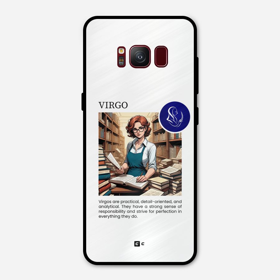 Valuable Virgo Metal Back Case for Galaxy S8