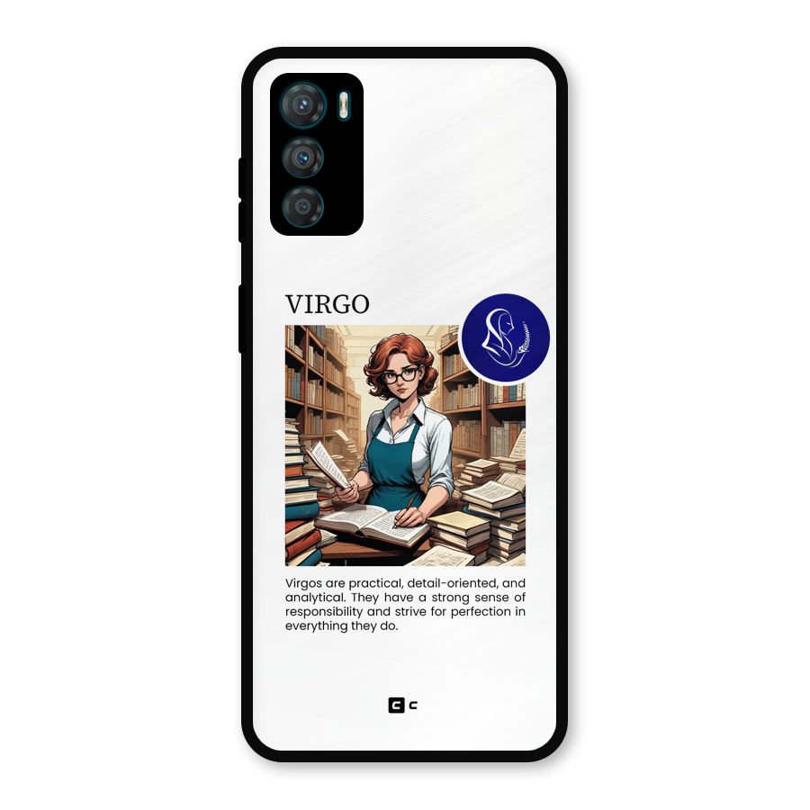 Valuable Virgo Metal Back Case for Moto G42