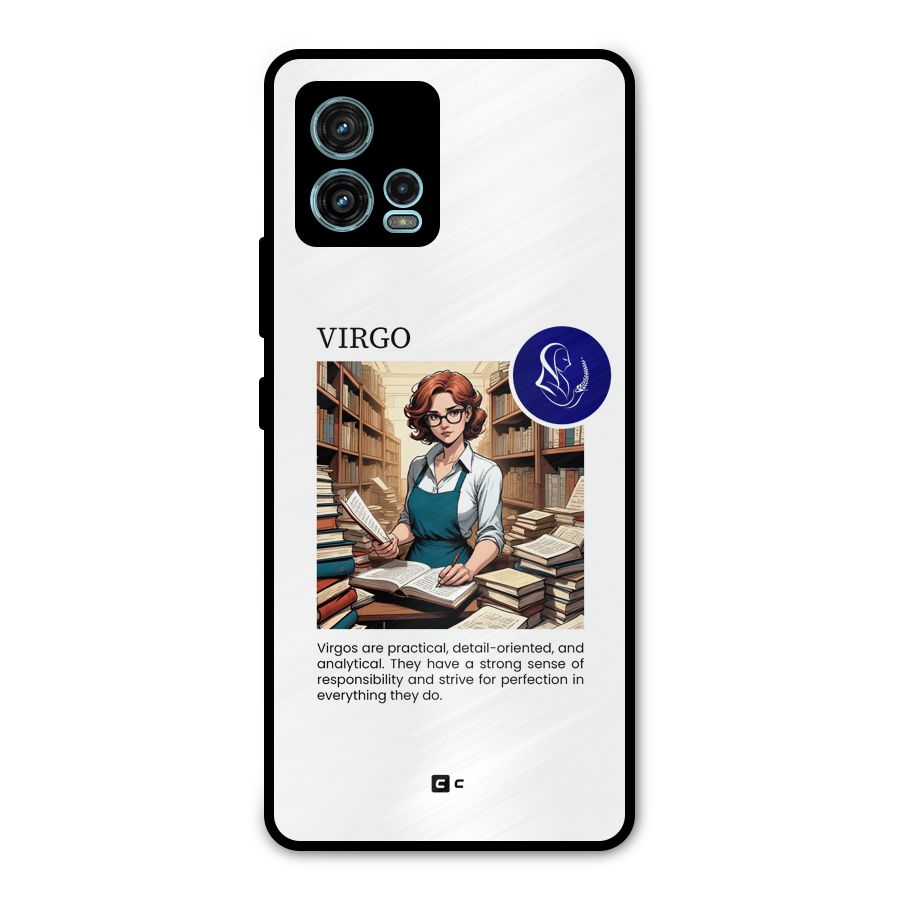 Valuable Virgo Metal Back Case for Moto G72