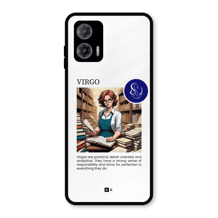 Valuable Virgo Metal Back Case for Moto G73