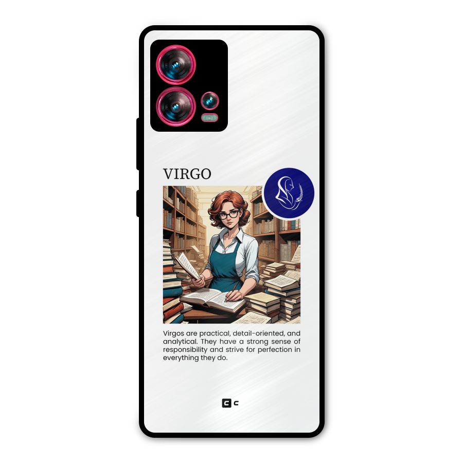 Valuable Virgo Metal Back Case for Motorola Edge 30 Fusion
