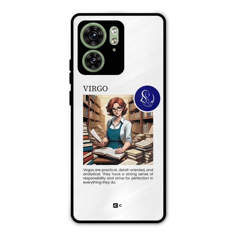 Valuable Virgo Metal Back Case for Motorola Edge 40 5G