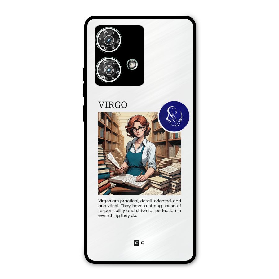 Valuable Virgo Metal Back Case for Motorola Edge 40 Neo