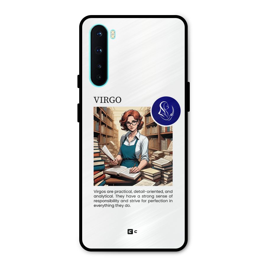 Valuable Virgo Metal Back Case for OnePlus Nord