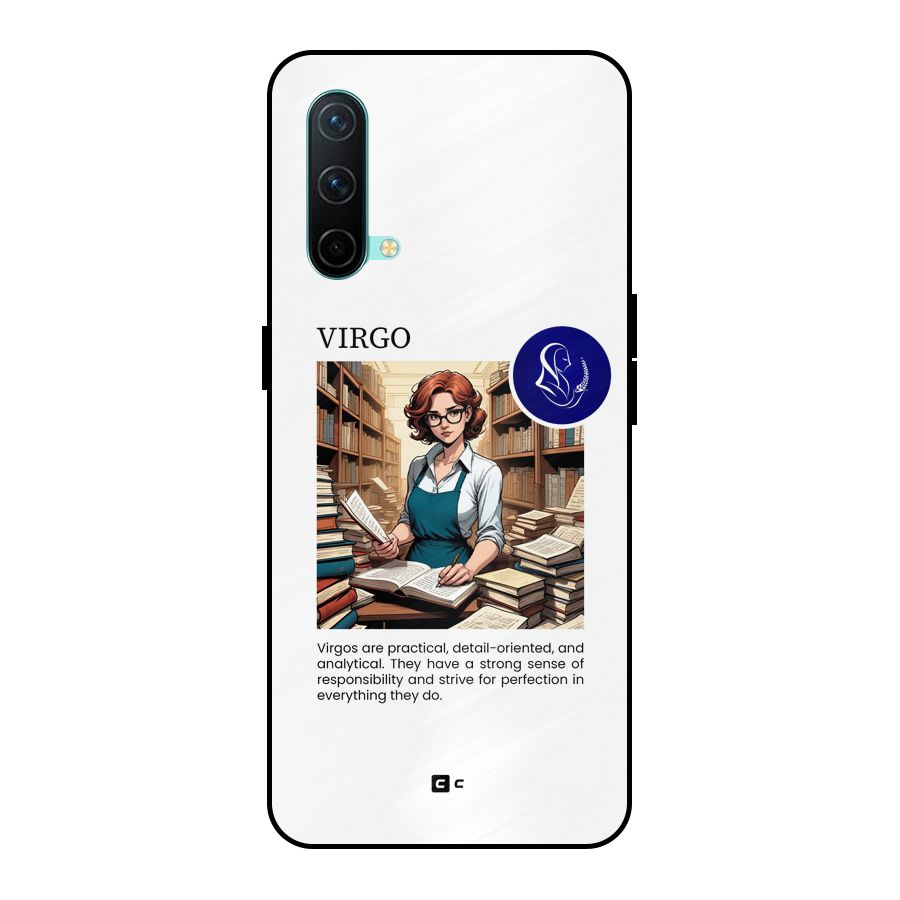 Valuable Virgo Metal Back Case for OnePlus Nord CE 5G