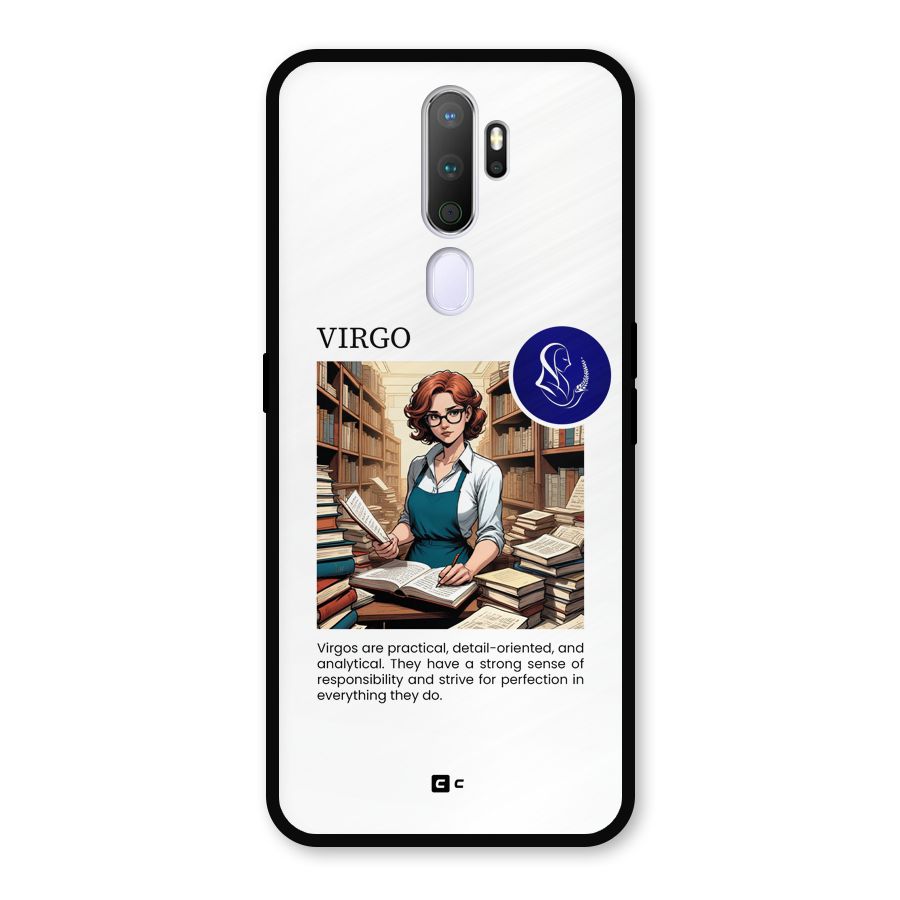 Valuable Virgo Metal Back Case for Oppo A5 (2020)