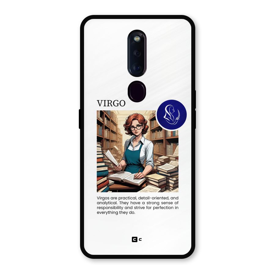 Valuable Virgo Metal Back Case for Oppo F11 Pro