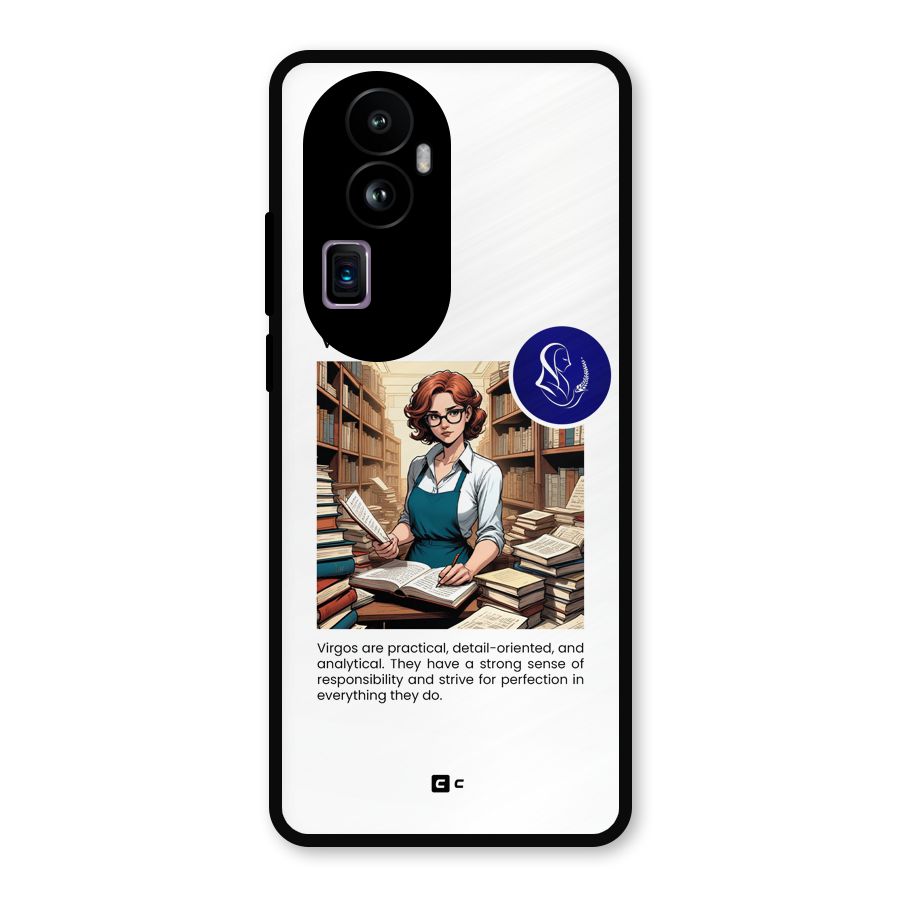 Valuable Virgo Metal Back Case for Oppo Reno10 Pro Plus