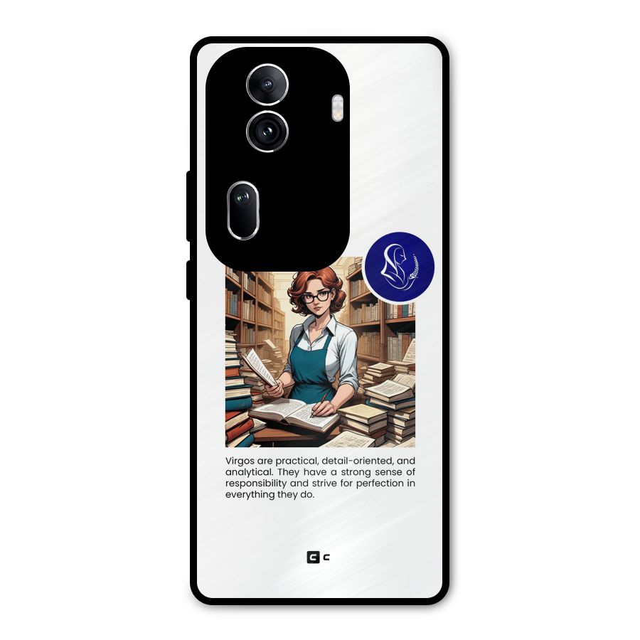 Valuable Virgo Metal Back Case for Oppo Reno11 Pro 5G
