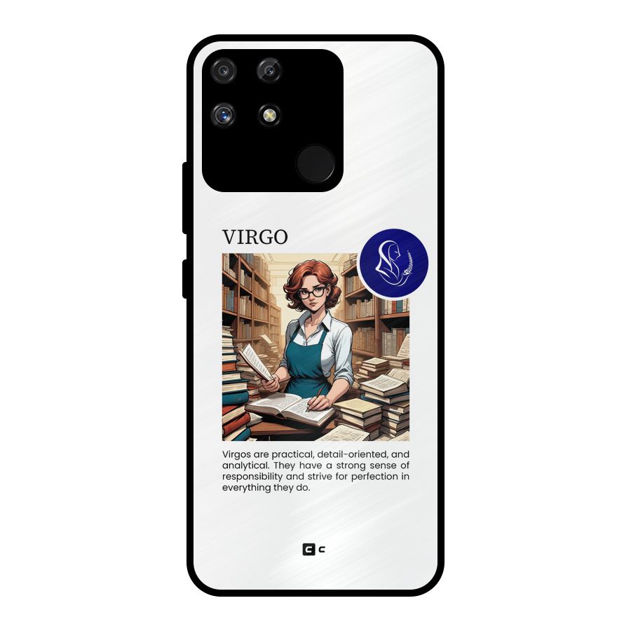 Valuable Virgo Metal Back Case for Realme Narzo 50A