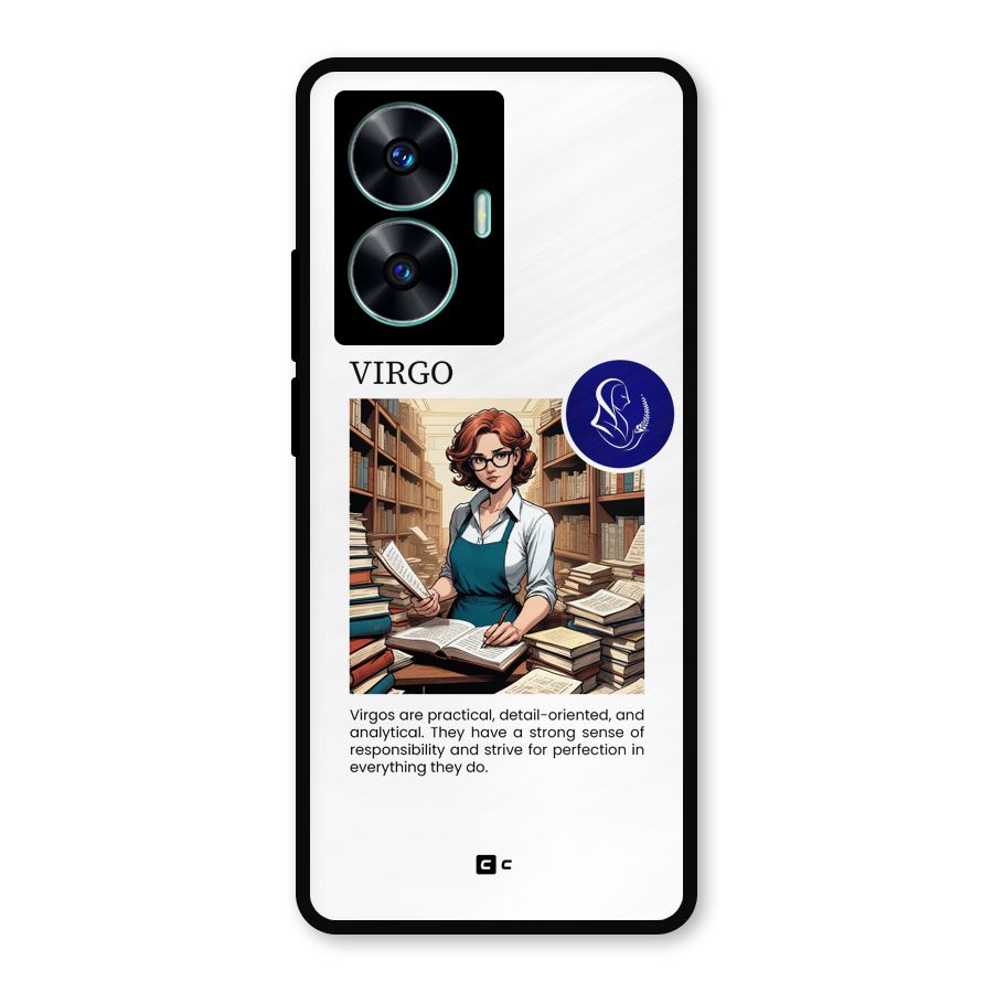 Valuable Virgo Metal Back Case for Realme Narzo N55