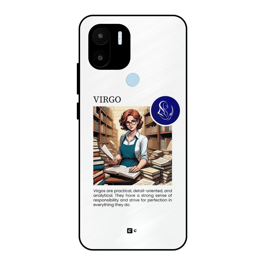 Valuable Virgo Metal Back Case for Redmi A2 Plus