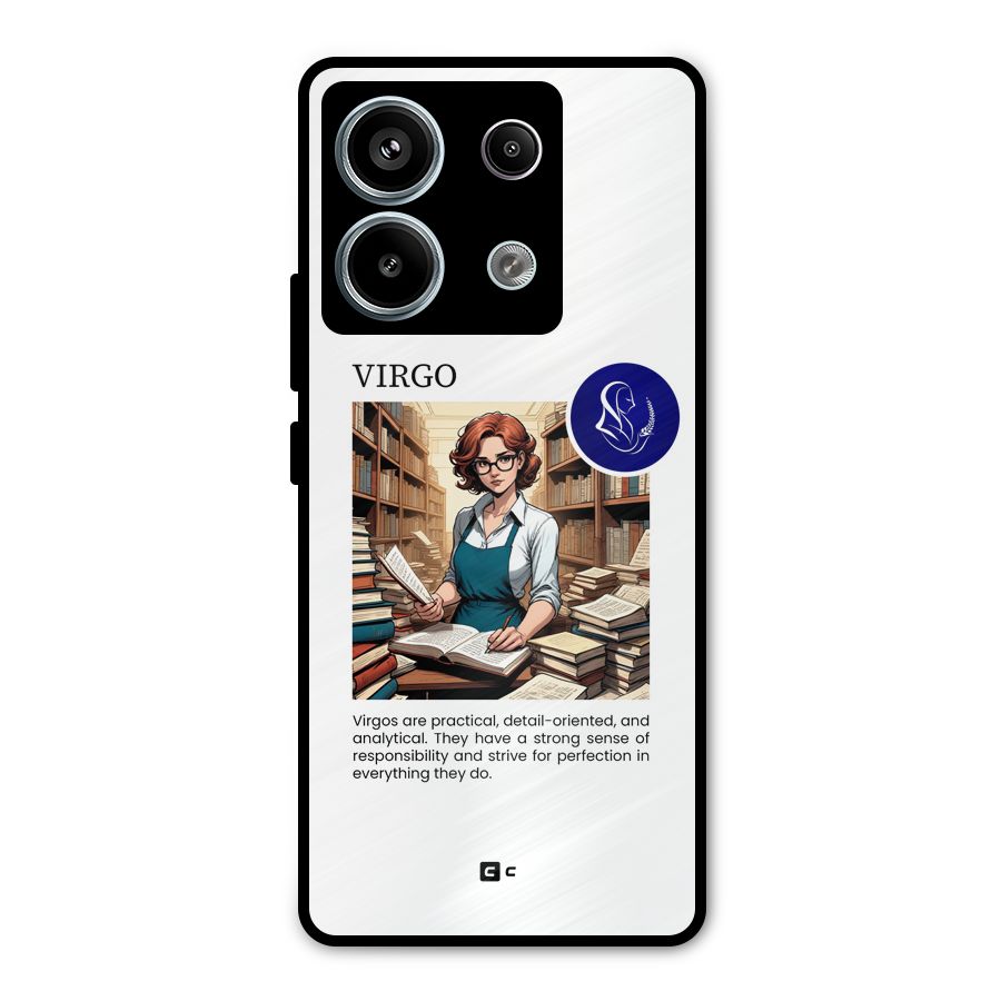Valuable Virgo Metal Back Case for Redmi Note 13 Pro 5G