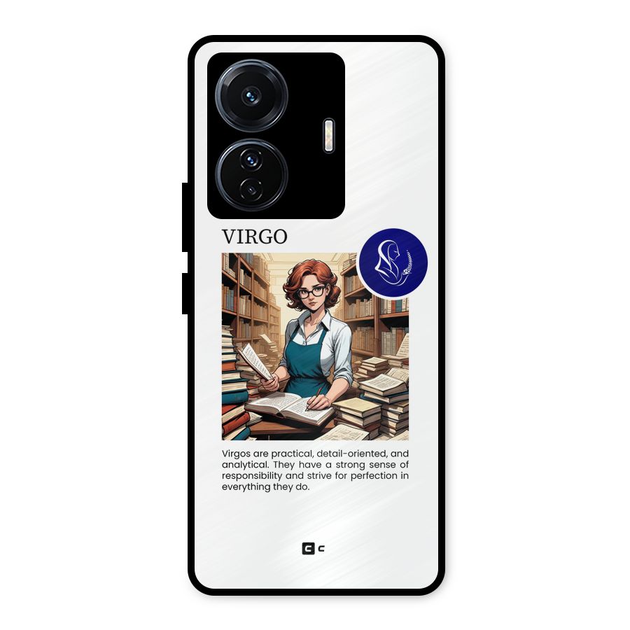 Valuable Virgo Metal Back Case for Vivo T1 Pro
