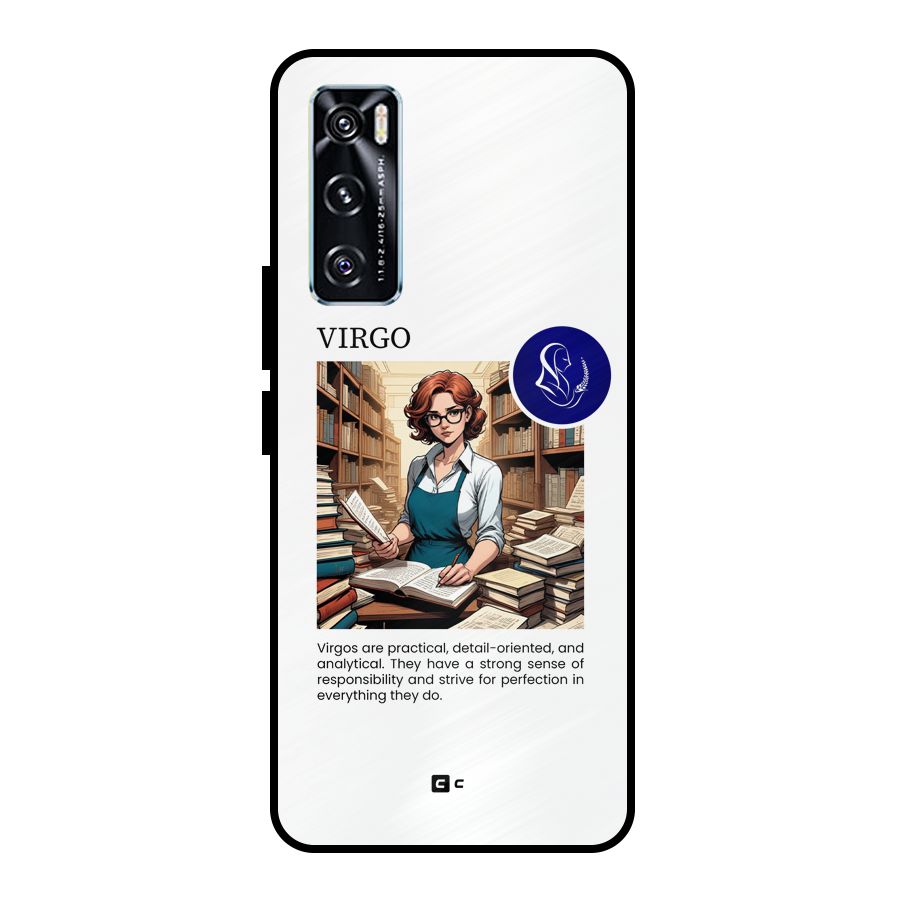 Valuable Virgo Metal Back Case for Vivo V20 SE