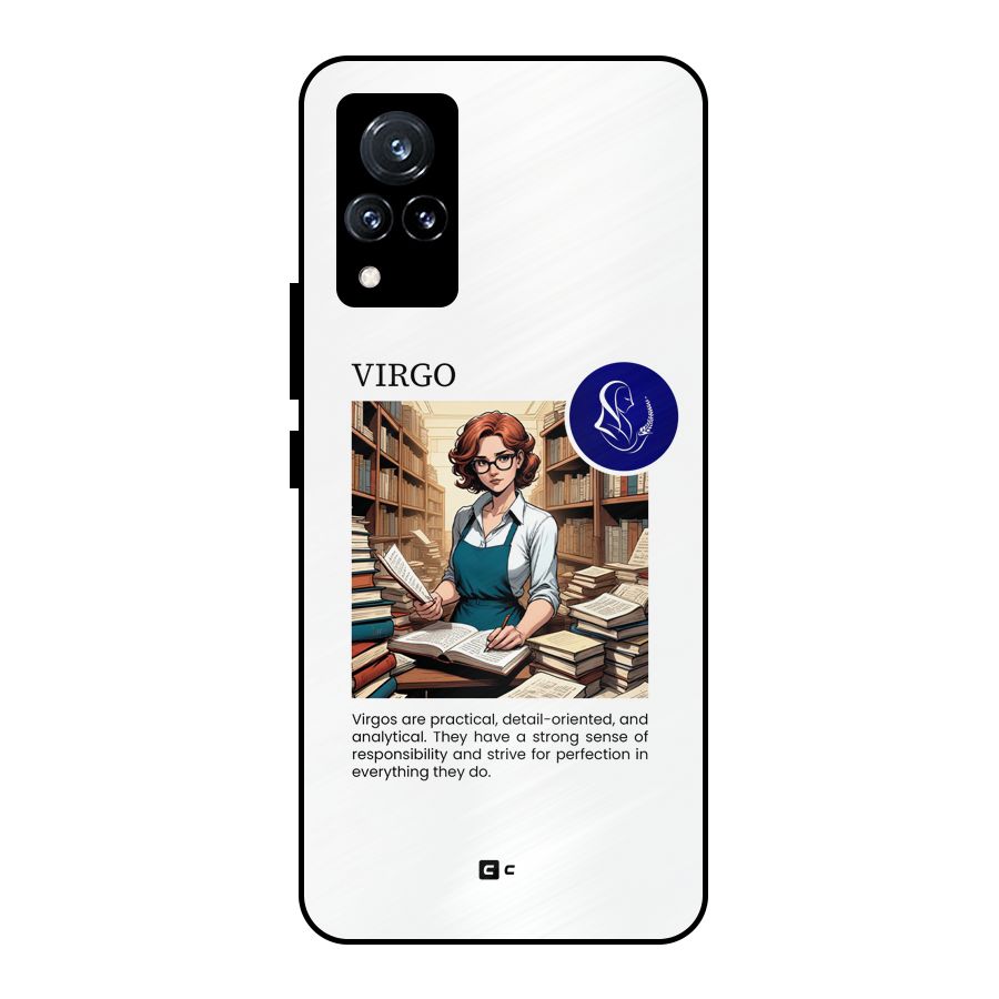Valuable Virgo Metal Back Case for Vivo V21 5G