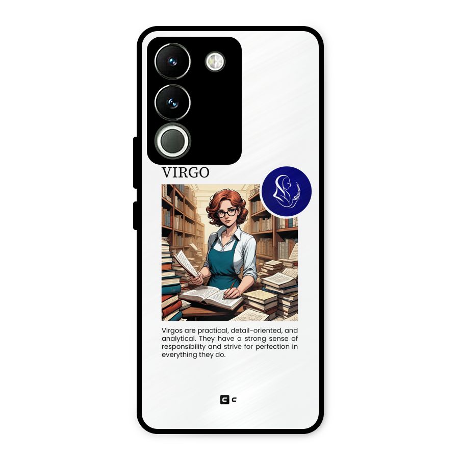 Valuable Virgo Metal Back Case for Vivo Y200