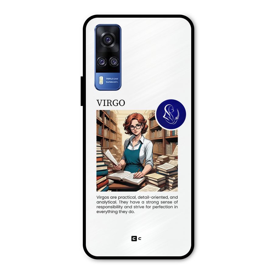 Valuable Virgo Metal Back Case for Vivo Y31