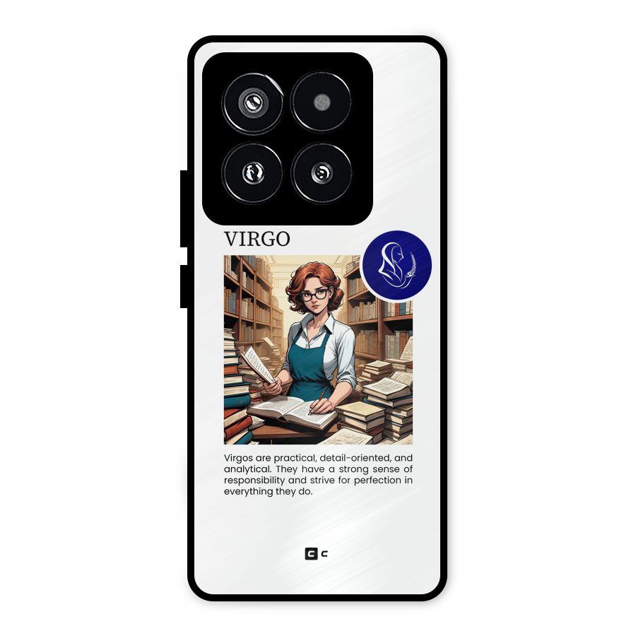 Valuable Virgo Metal Back Case for Xiaomi 14 Pro